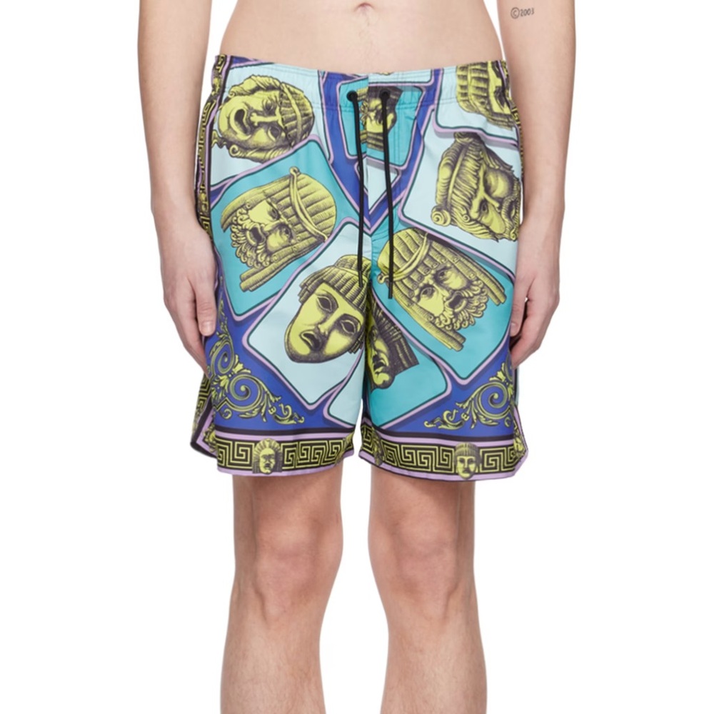 Versace Men's Blue Swim Shorts